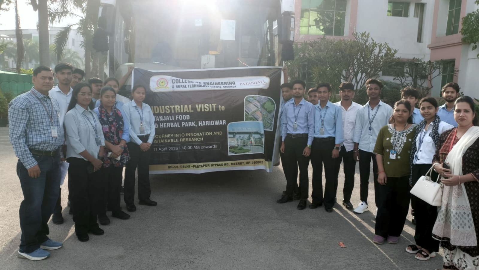 Industrial Visit to Patanjali Food & Herbal Park